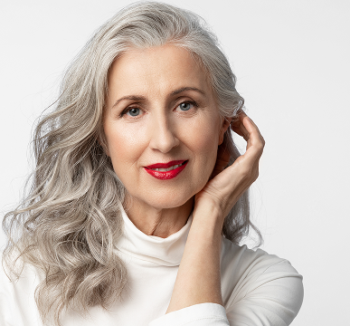 Особенности окрашивания седых волос