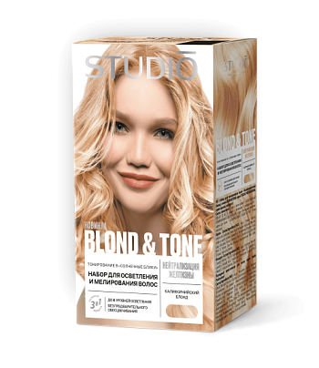 Набор для мелирования волос Калифорнийский блонд линии BLOND&TONE